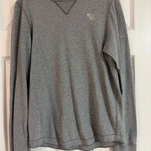 Abercrombie & Fitch Gray Crewneck Sweater